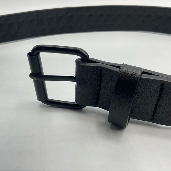 Punk Studded Belt 2 Row Pyramid Emo Stud PU Rock Goth Scene Rivet Black Red Pink - Picture 9 of 11